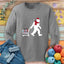 Bigfoot & yarn Long Sleeve T-shirt - Prismatic Fiber Arts