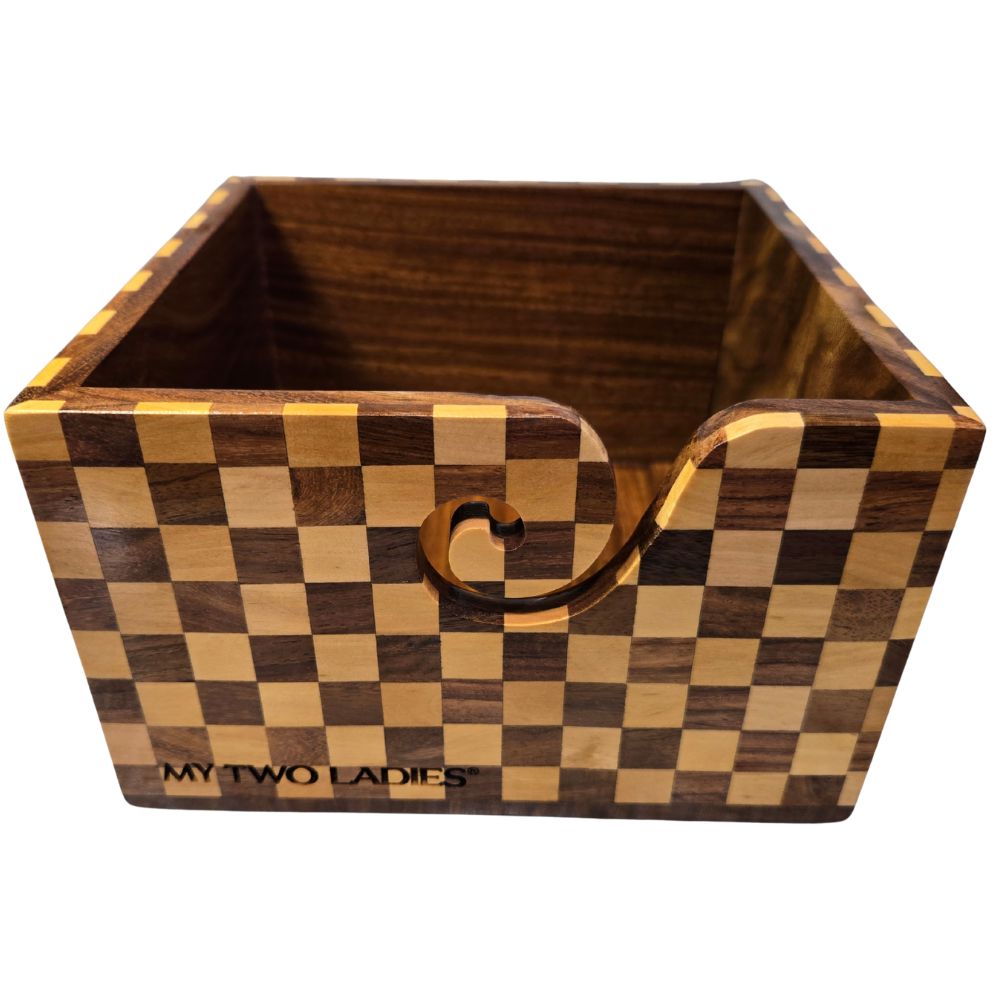 Artisan Yarn Bowl | Square - Prismatic Fiber Arts