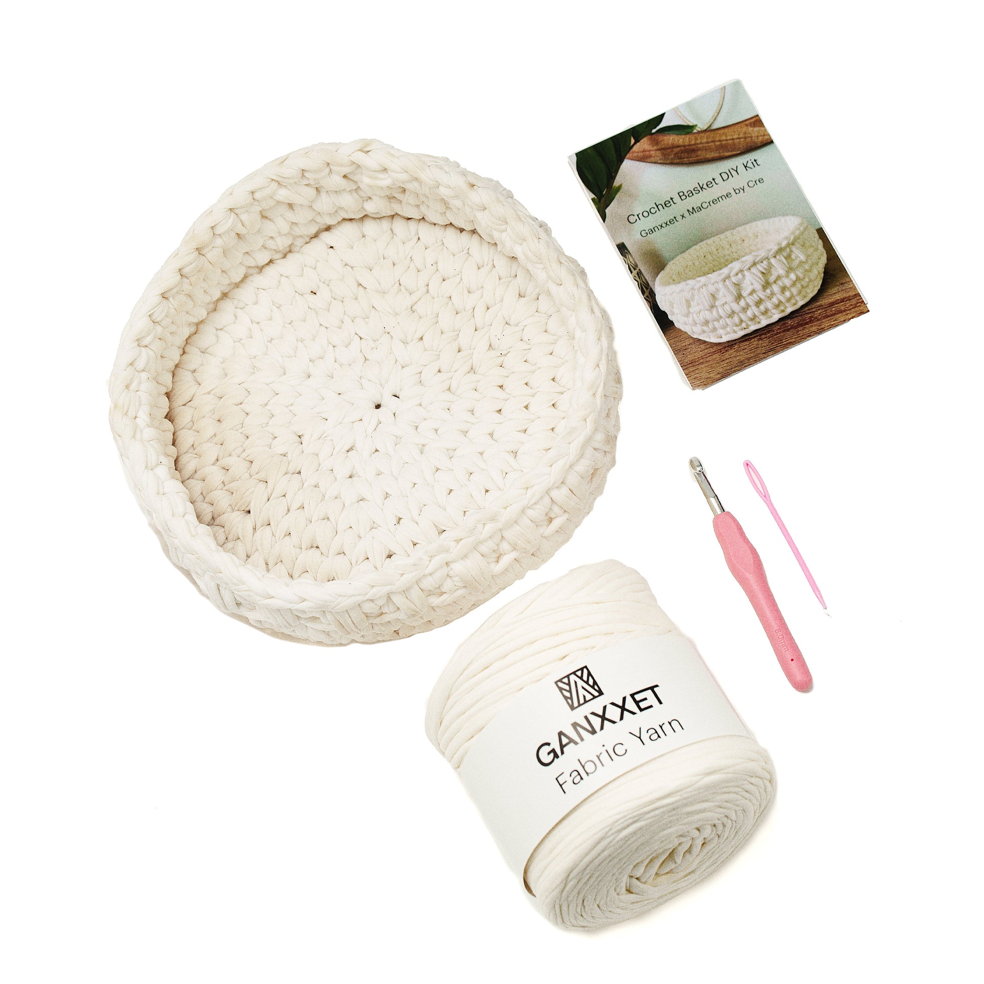 Crochet Basket DIY Kit by Ganxxet x MaCreme by Cre - Prismatic Fiber Arts
