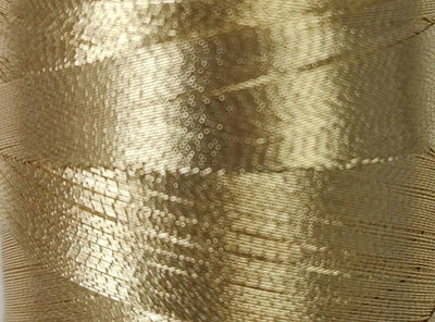 2 LIGHT GOLD - Floriani Metallic Thread 800M - Prismatic Fiber Arts