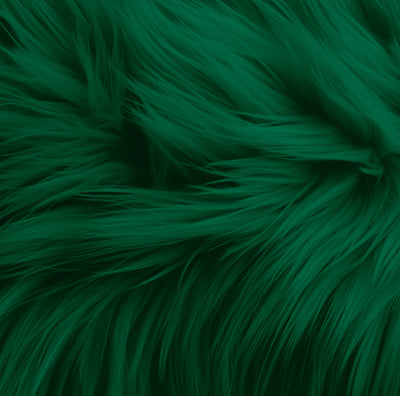 Faux Fur Fabric Squares | Kelly Green - Prismatic Fiber Arts