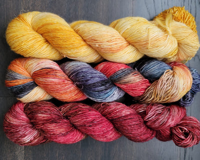 Barnyard 3 skein kit - Prismatic Fiber Arts