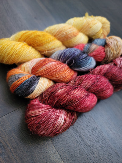 Barnyard 3 skein kit - Prismatic Fiber Arts