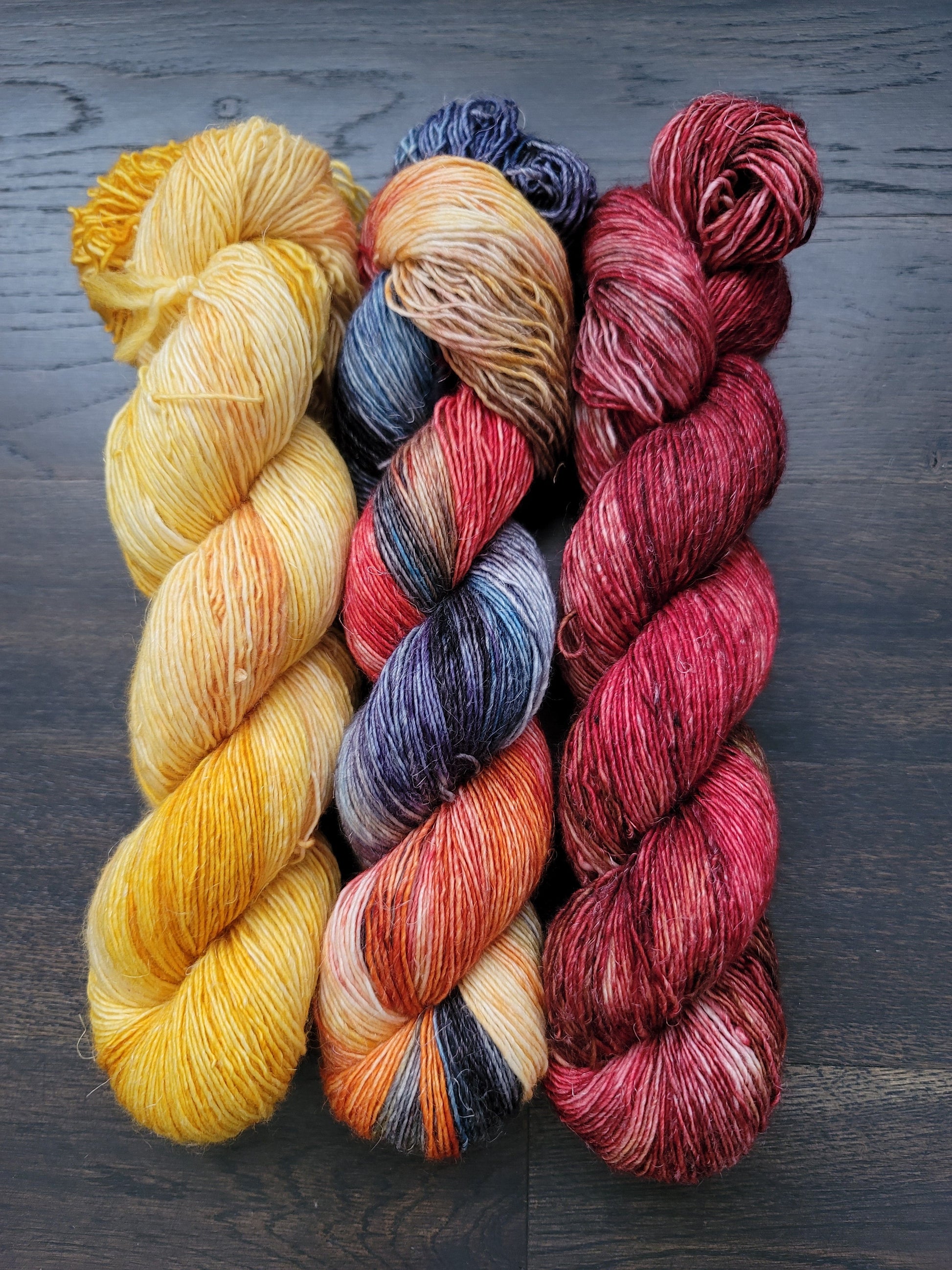 Barnyard 3 skein kit - Prismatic Fiber Arts
