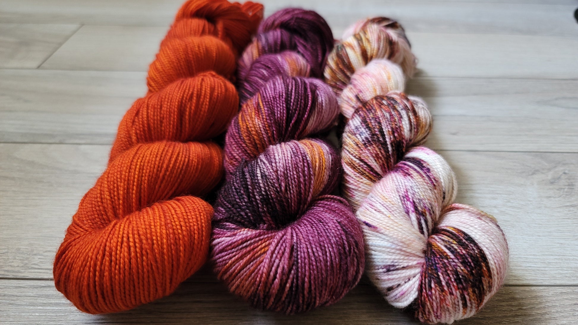 Mulled Wine 3 skein kit - Prismatic Fiber Arts