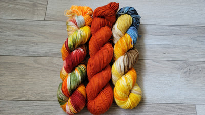 Cozy Autumn 3 skein kit - Prismatic Fiber Arts