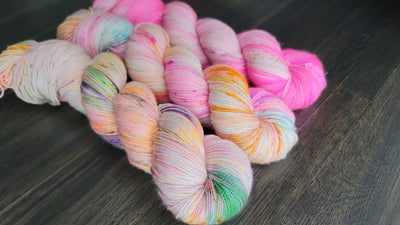 Crystal confessions 3 skein kit - Prismatic Fiber Arts