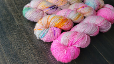 Crystal confessions 3 skein kit - Prismatic Fiber Arts