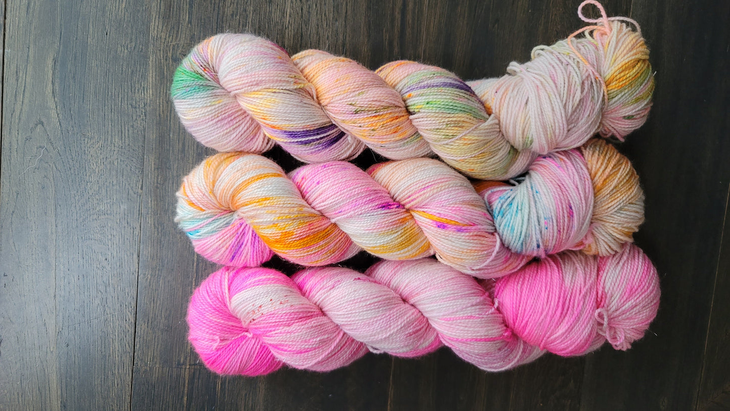 Crystal confessions 3 skein kit - Prismatic Fiber Arts