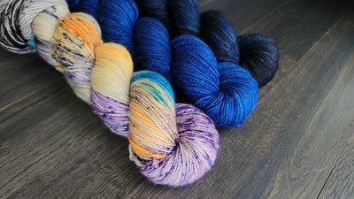 Under The Harvest Moon 3 skein kit - Prismatic Fiber Arts