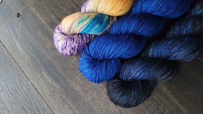 Under The Harvest Moon 3 skein kit - Prismatic Fiber Arts
