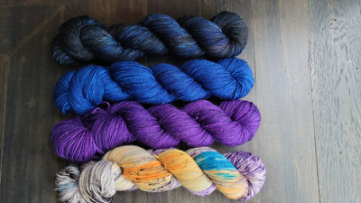 Under The Harvest Moon 4 skein kit - Prismatic Fiber Arts