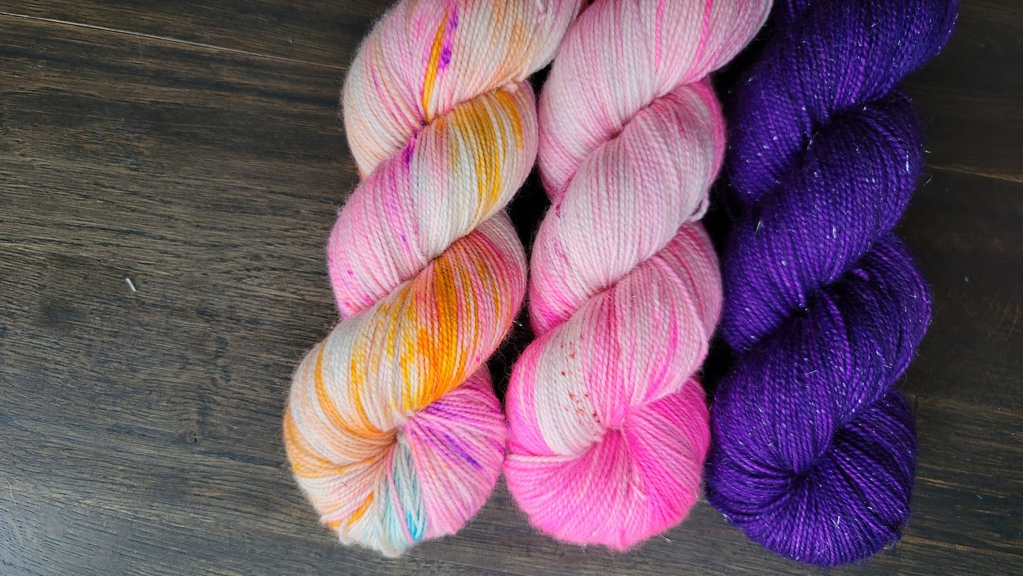 Meditate 3 skein kit - Prismatic Fiber Arts