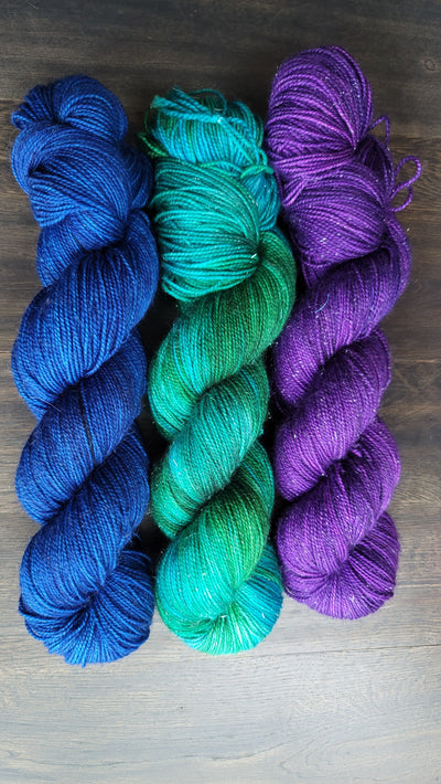Cleanse and Recharge 3 skein kit - Prismatic Fiber Arts