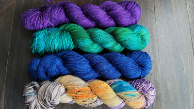 Meditate with Pure Intensions 4 skein kit - Prismatic Fiber Arts