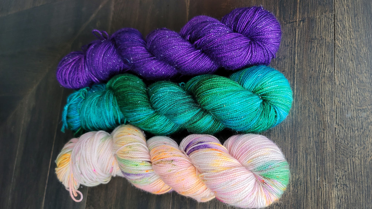 Pure Intensions 3 skein kit - Prismatic Fiber Arts