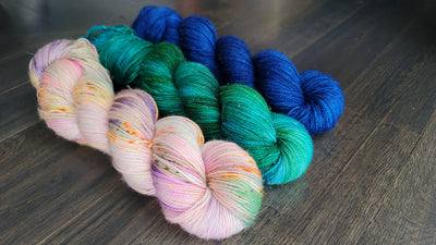 Flower Moon 3 skein kit - Prismatic Fiber Arts