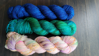 Flower Moon 3 skein kit - Prismatic Fiber Arts