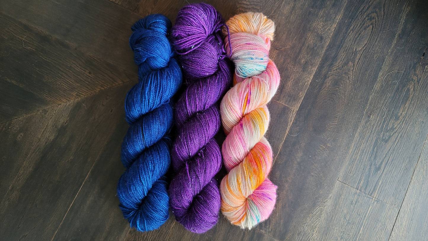 Moon Magick 3 skein kit - Prismatic Fiber Arts