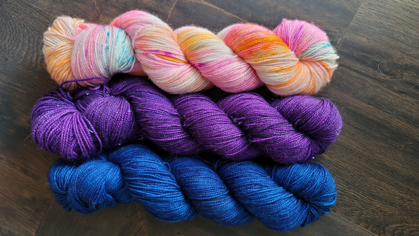 Moon Magick 3 skein kit - Prismatic Fiber Arts