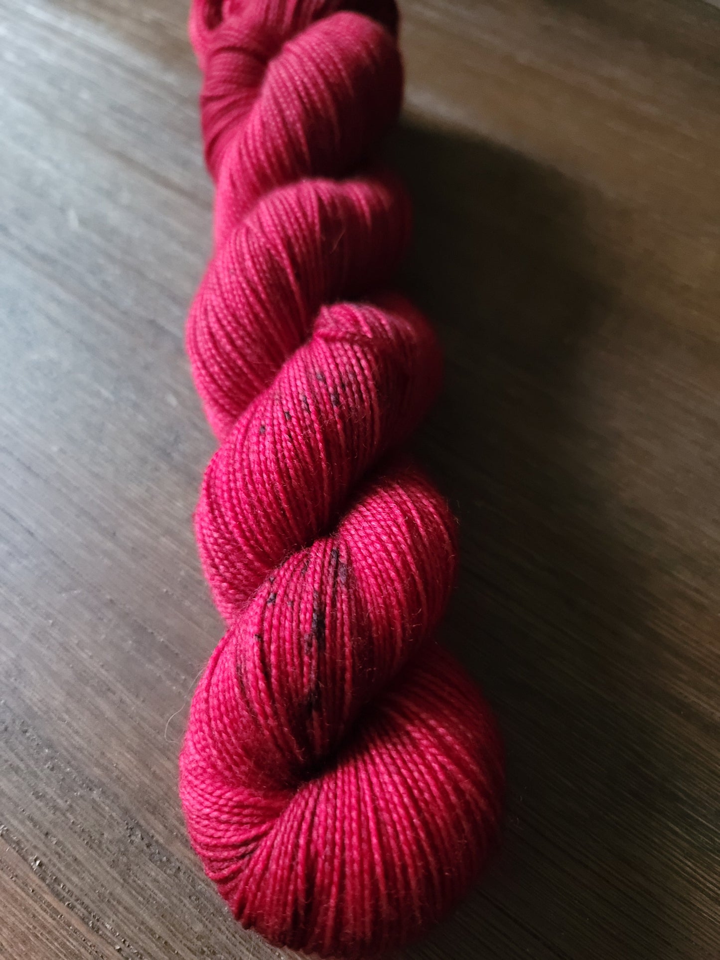 Red Woolen Mittens - Prismatic Fiber Arts