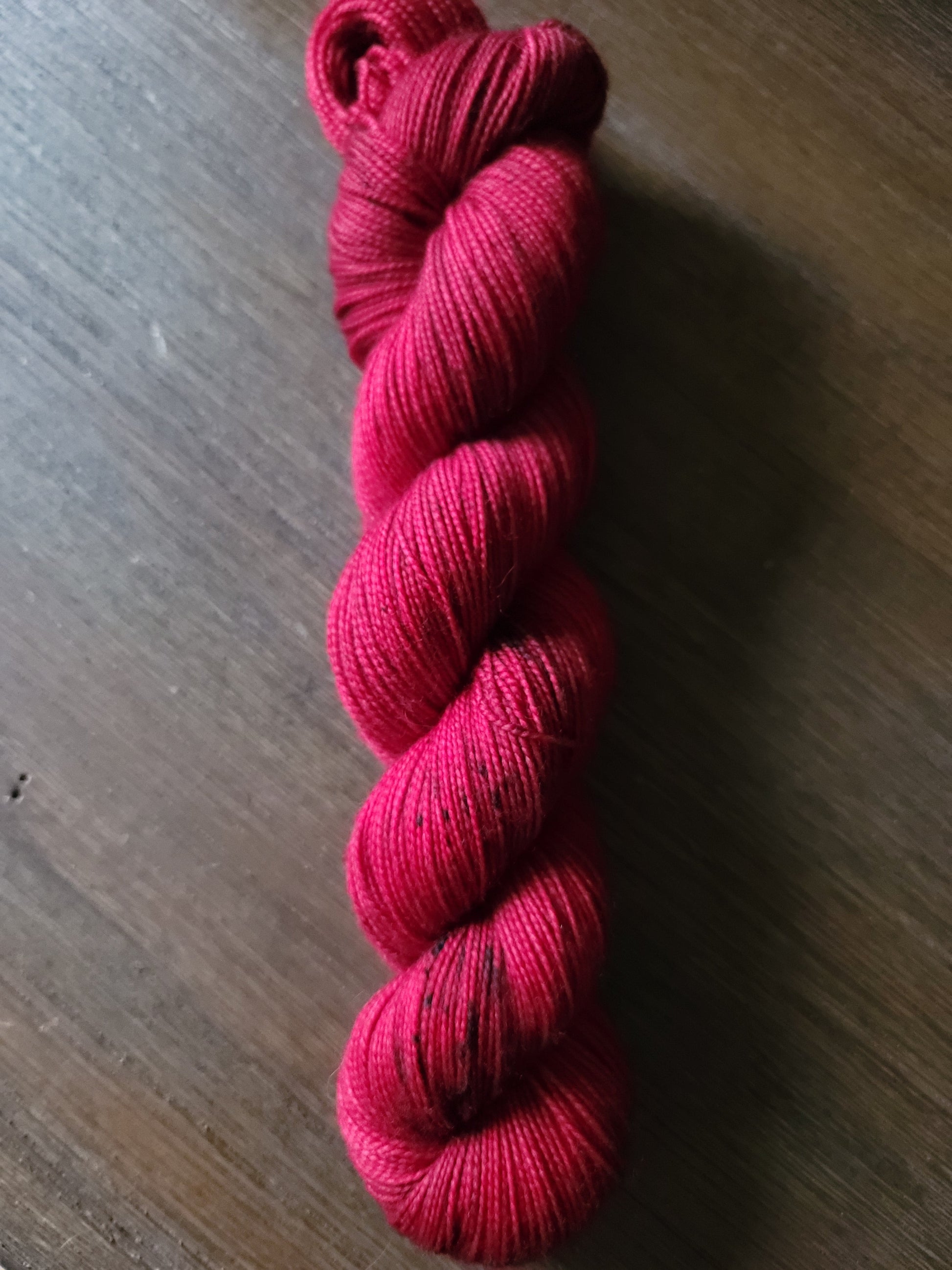 Red Woolen Mittens - Prismatic Fiber Arts