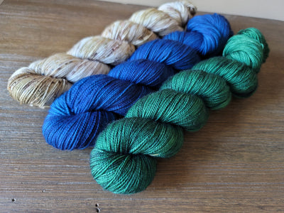 Woolen Woodland Wonders 3 skein kit - Prismatic Fiber Arts