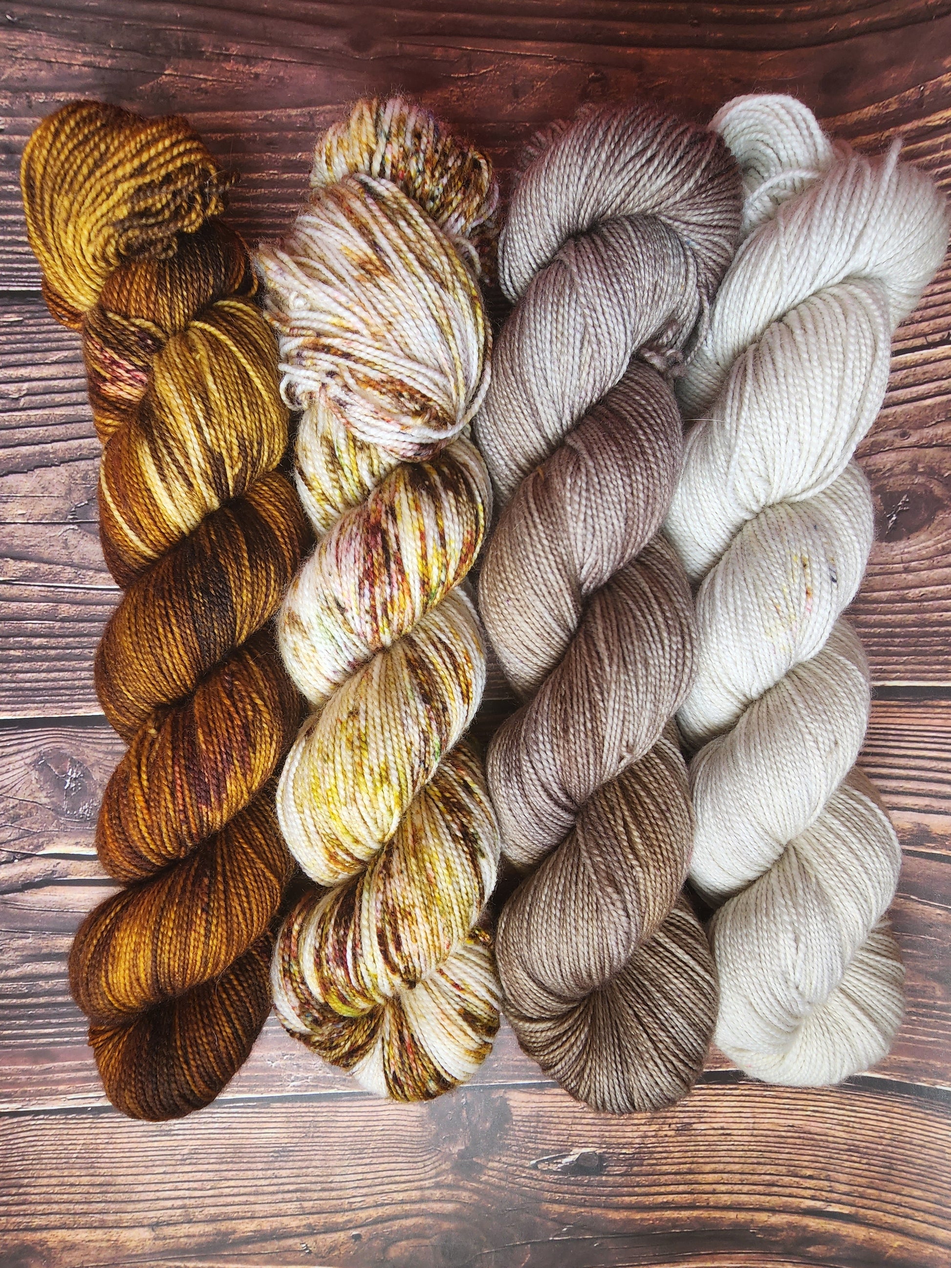 Woolen wild & free 4 skein kit - Prismatic Fiber Arts
