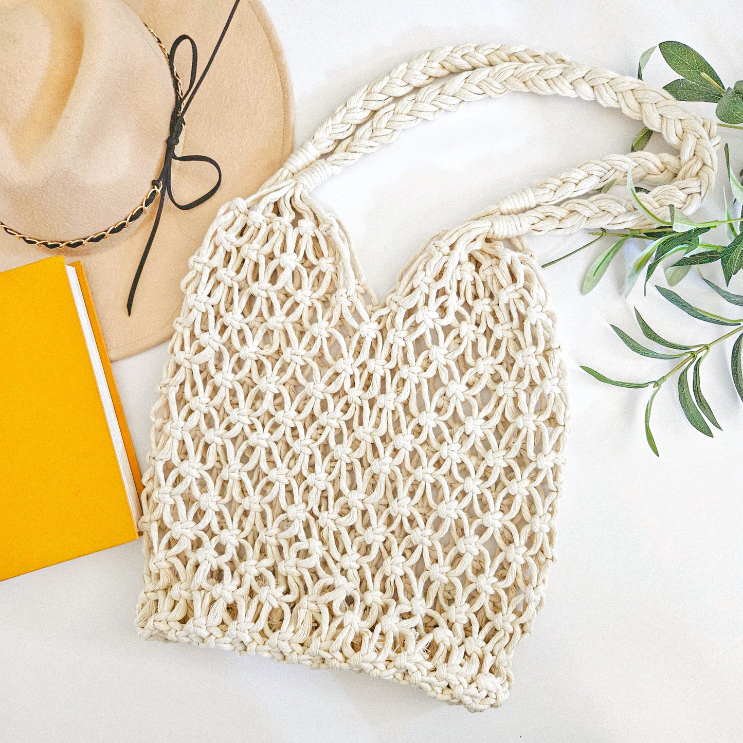 Macrame Market Bag DIY Kit by Ganxxet x Cord + Quartz - Prismatic Fiber Arts