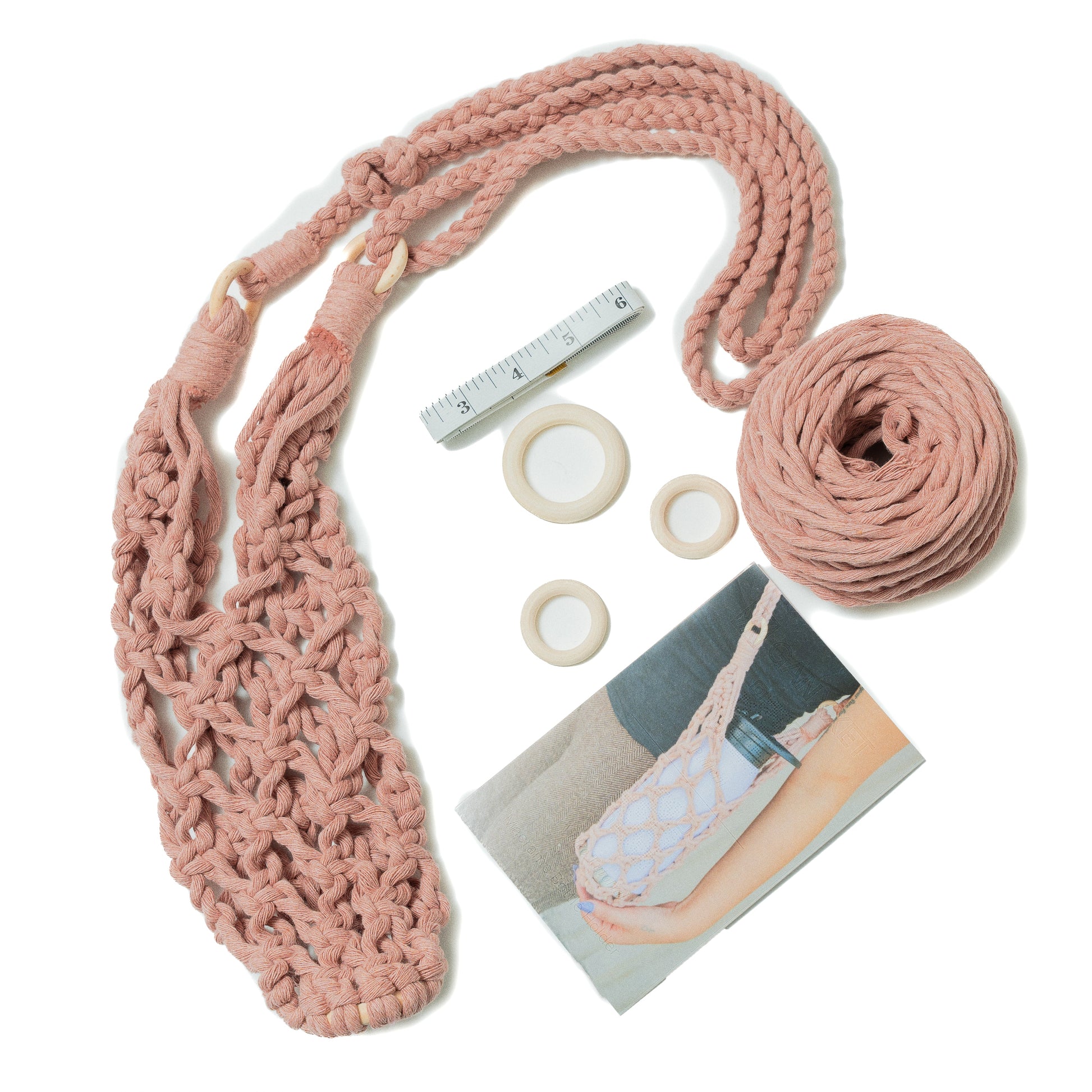Macrame Bottle Holder DIY Kit by Ganxxet x AngsCraftsnCreations - Prismatic Fiber Arts