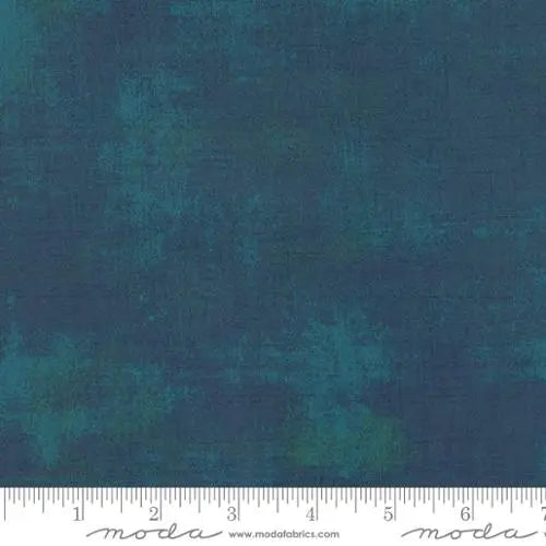 230 Blue Peacock Moda Grunge - Fat Quarter - Prismatic Fiber Arts