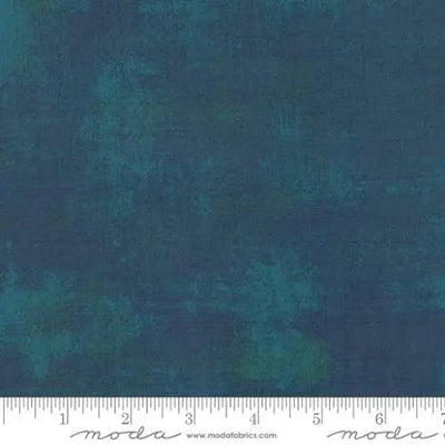 230 Blue Peacock Moda Grunge - Fat Quarter - Prismatic Fiber Arts