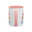 PFA "Logo" Accent Coffee Mug (11, 15oz) - Prismatic Fiber Arts
