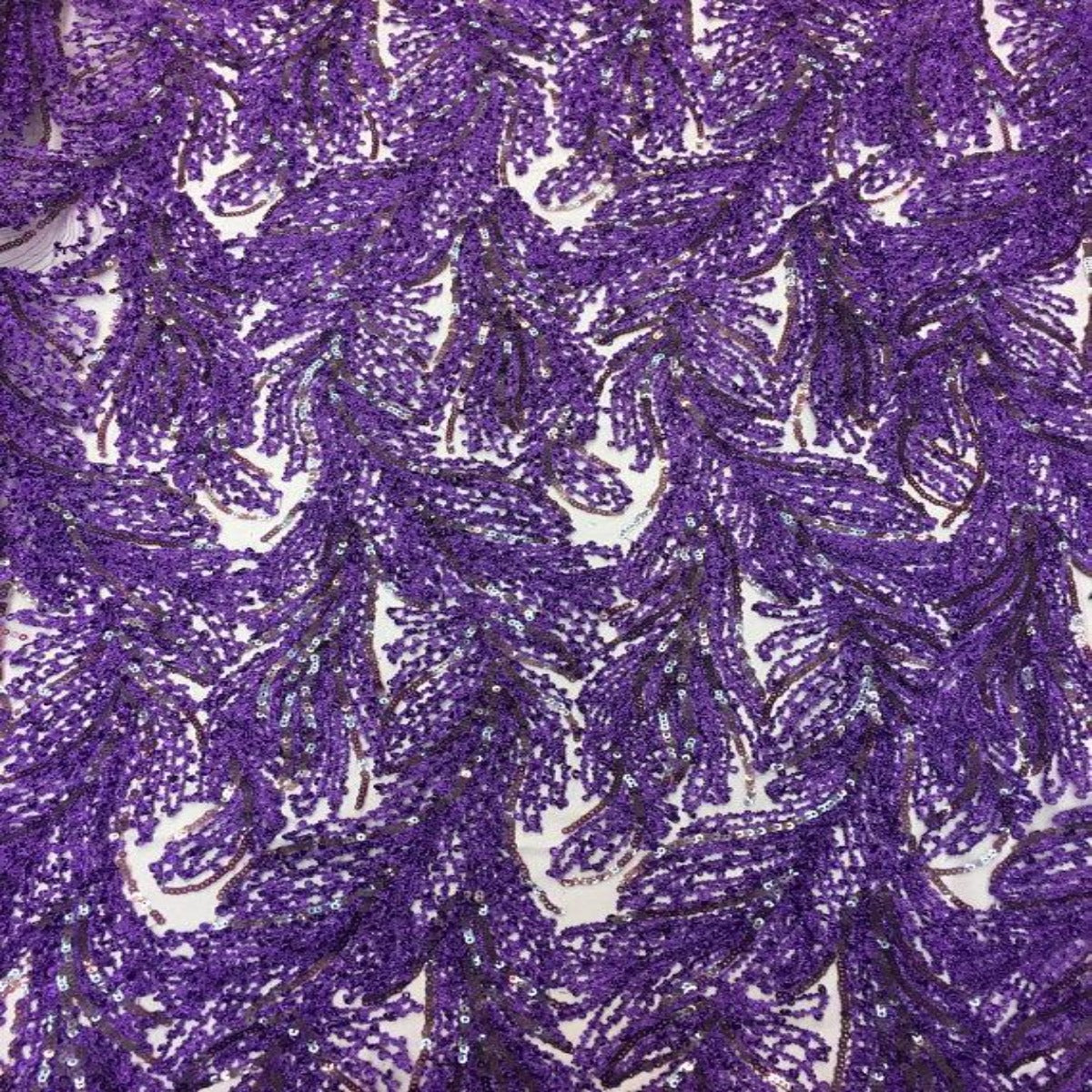Cozy Pop Thread Floral Sequins Fabric - Prismatic Fiber Arts
