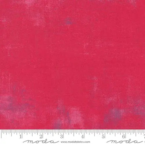 253 Red Raspberry Moda Grunge - Fat Quarter - Prismatic Fiber Arts