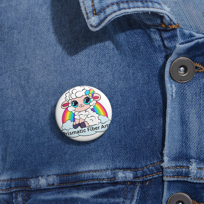 PFA Logo Pin Button - Prismatic Fiber Arts