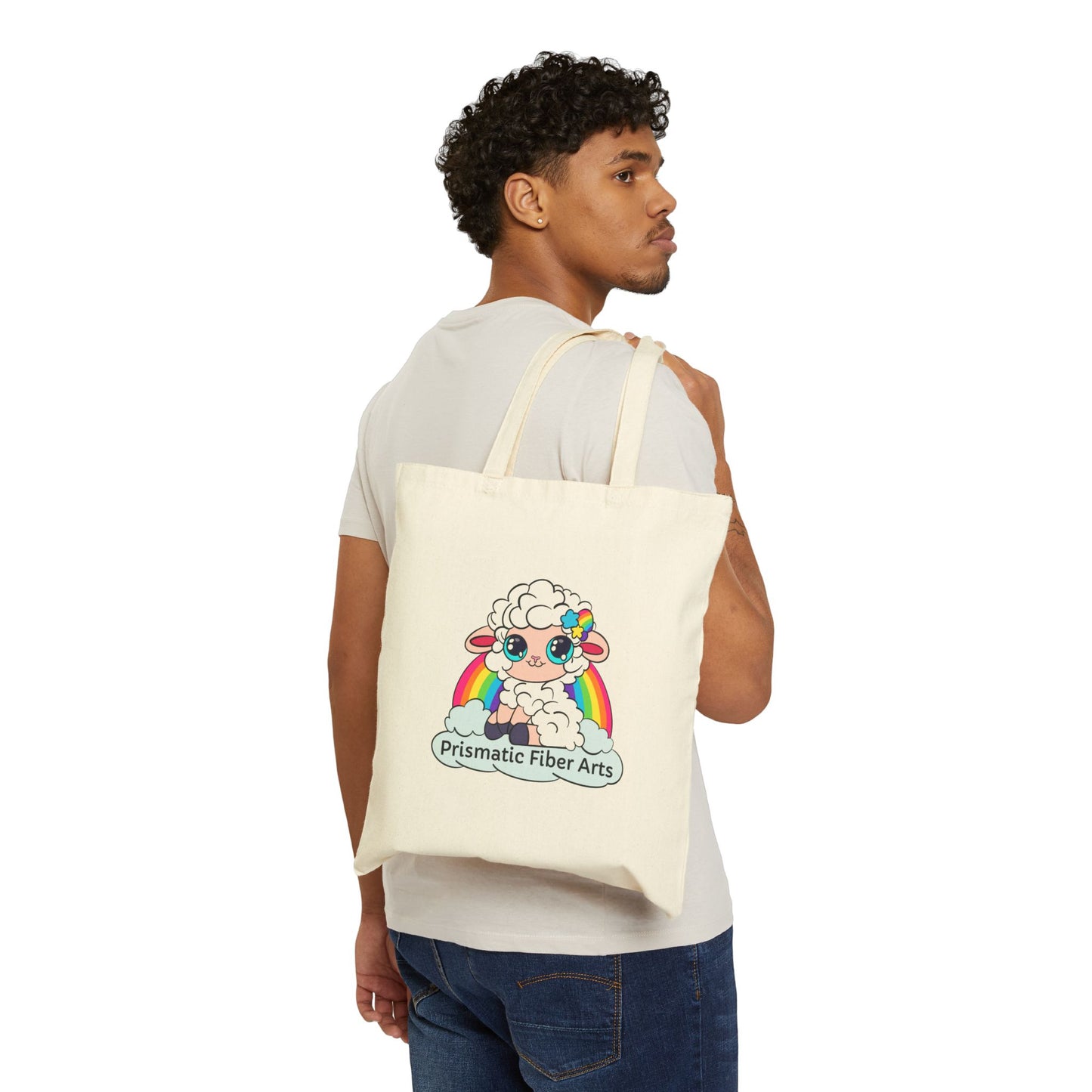 PFA Cotton Canvas Tote Bag - Prismatic Fiber Arts