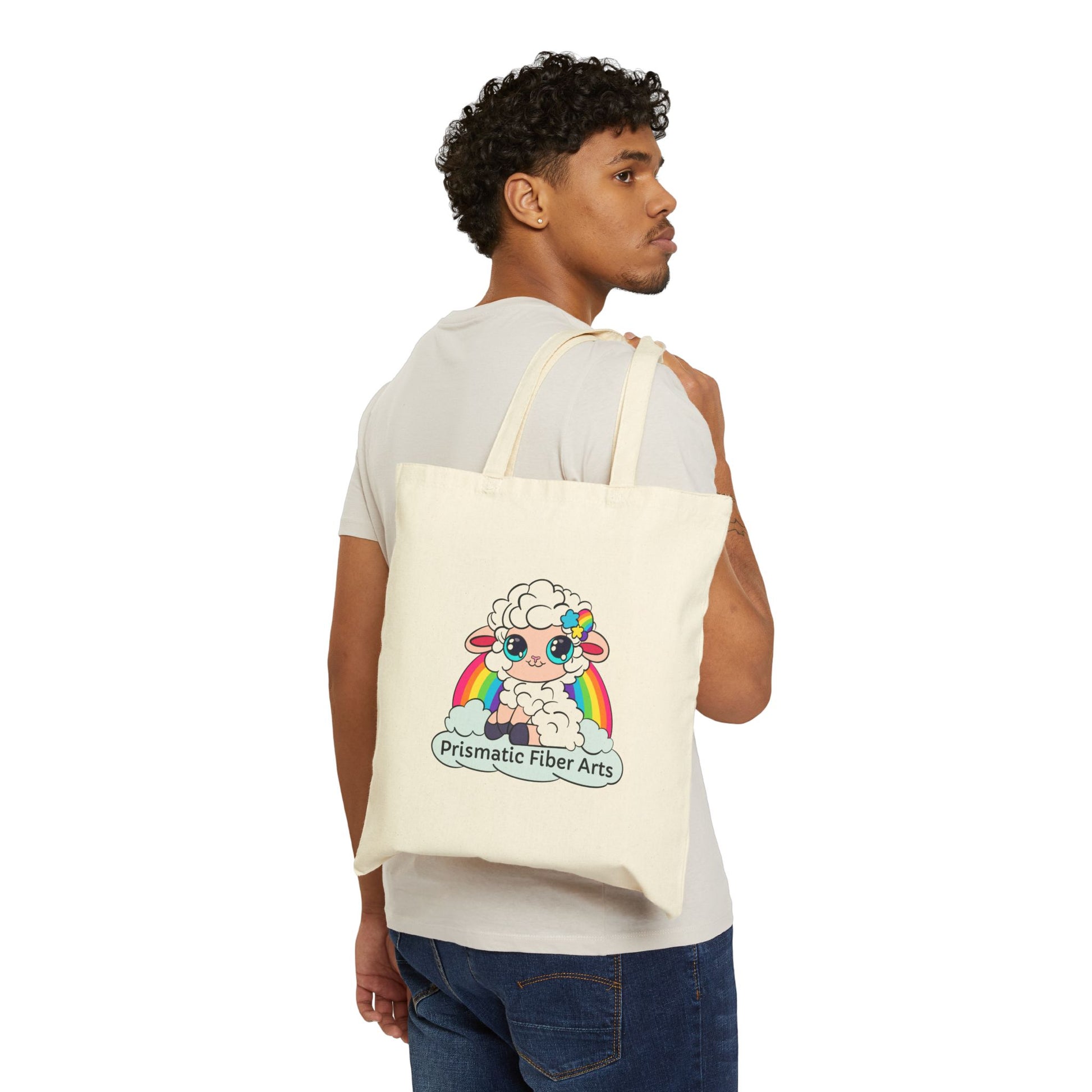 PFA Cotton Canvas Tote Bag - Prismatic Fiber Arts