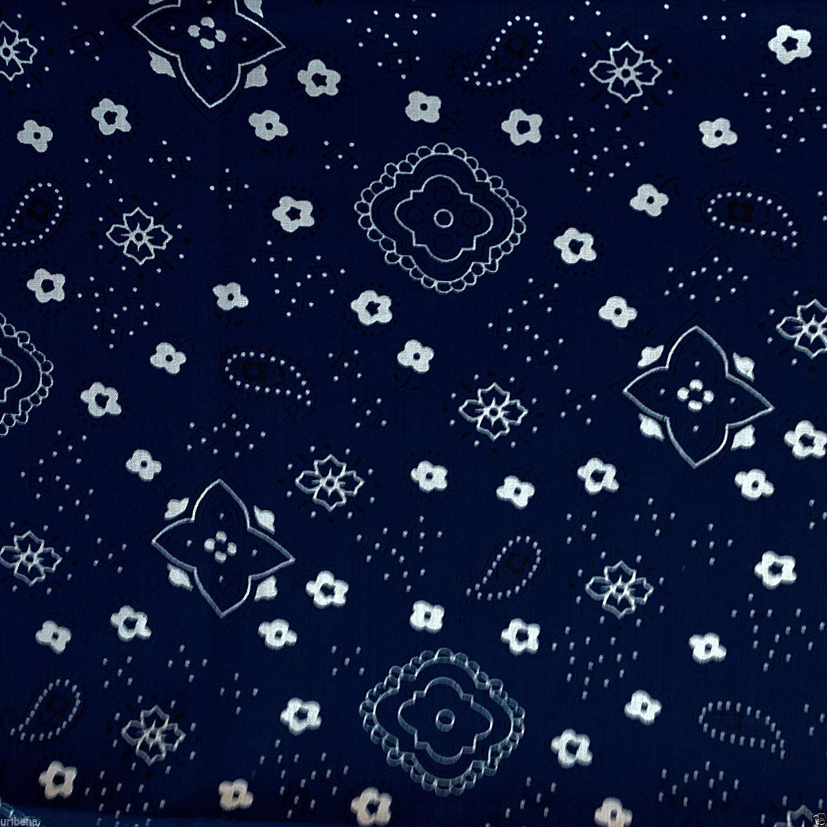 Bandana Print Poly Cotton Fabric - Prismatic Fiber Arts