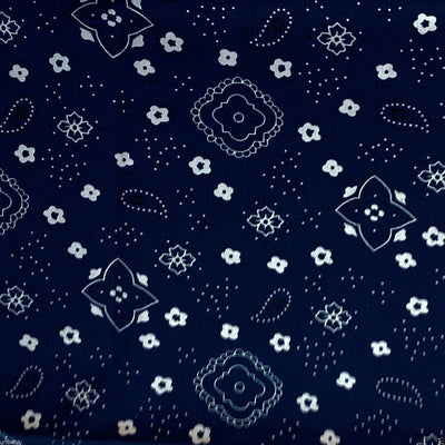 Bandana Print Poly Cotton Fabric - Prismatic Fiber Arts