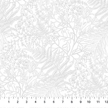 White Pigment 28528-100 Nature's Sketchbook Cotton 44"/45" Fabric Per Yard - Prismatic Fiber Arts
