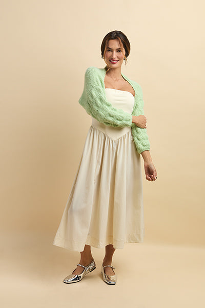 Bubble Sleeve Shrug - Prismatic Fiber Arts