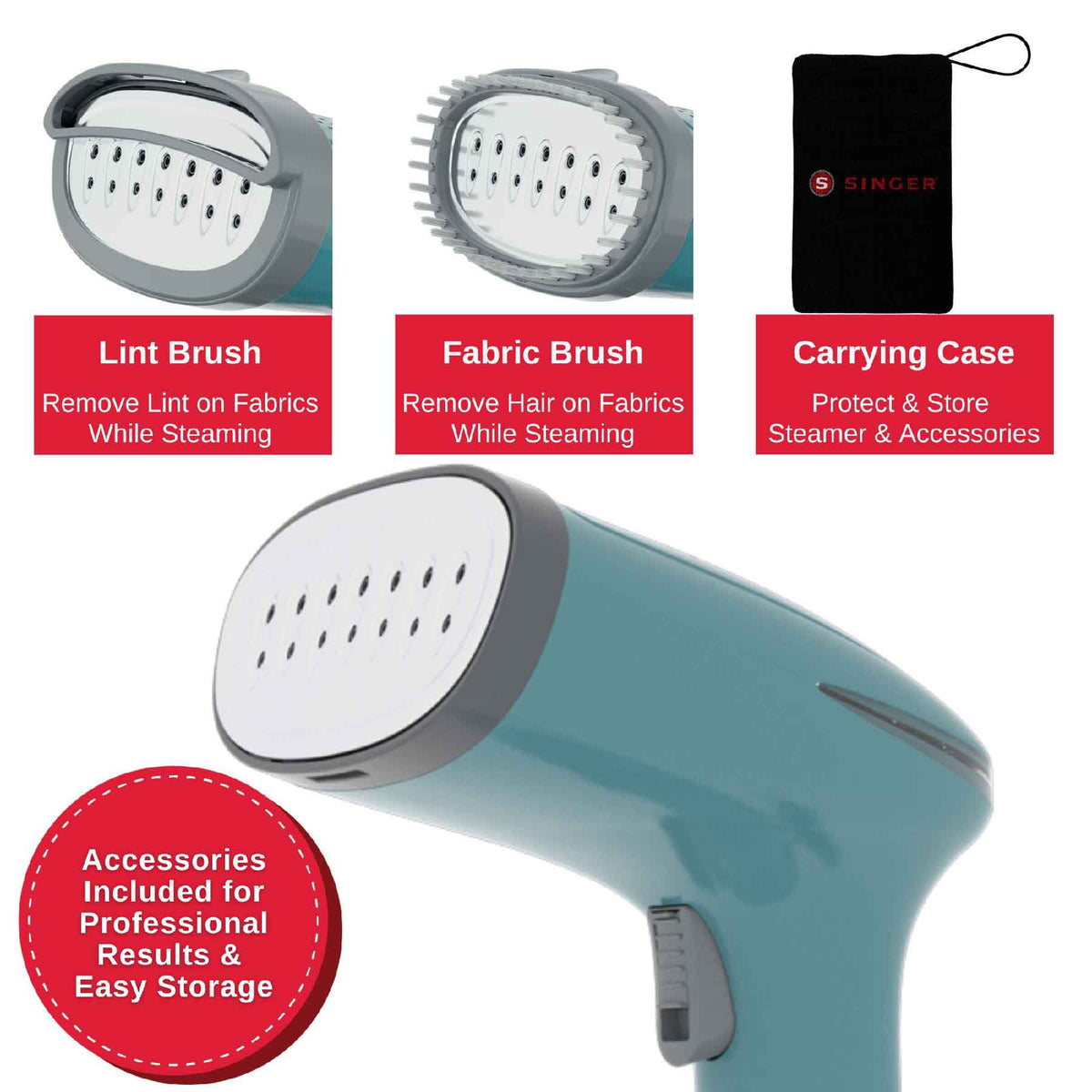 SINGER® Handheld Steamer - Prismatic Fiber Arts