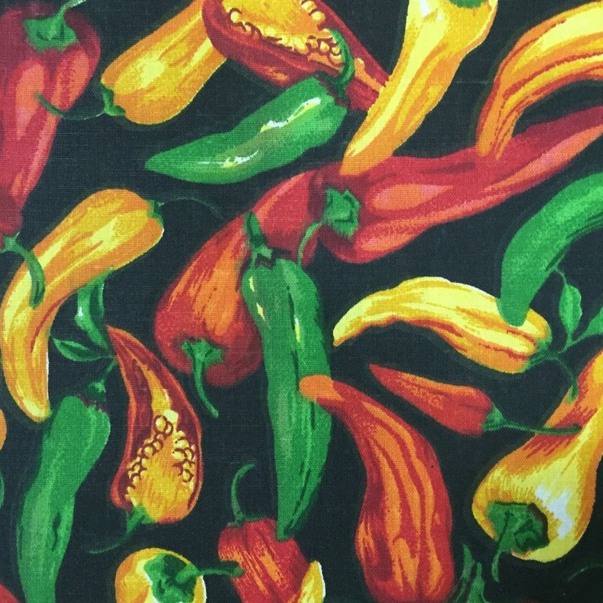 Fruit Printed Poly Cotton Fabric - Prismatic Fiber Arts