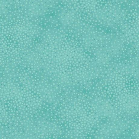 Green Aqua Spotsy Cotton 44"/45" Fabric Per Yard - Prismatic Fiber Arts