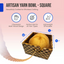 Artisan Yarn Bowl | Square - Prismatic Fiber Arts