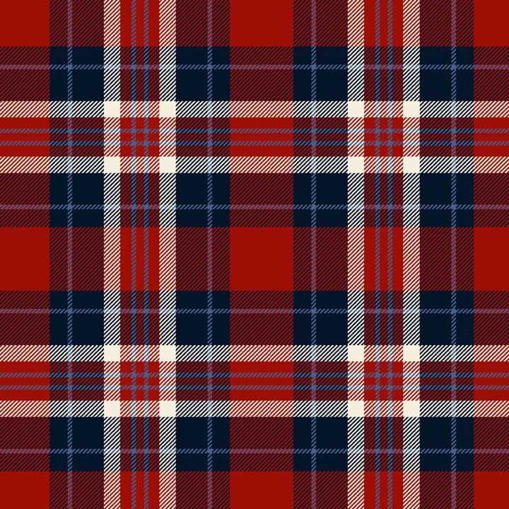 Navy Primo Plaids: Americana Cotton Flannel 44"/45" Fabric Per Yard - Prismatic Fiber Arts
