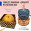 Artisan Yarn Caddy & Square Bowl Set - Prismatic Fiber Arts
