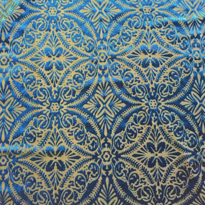 Lili Damask Burnout Stretch Velvet Fabric - Prismatic Fiber Arts