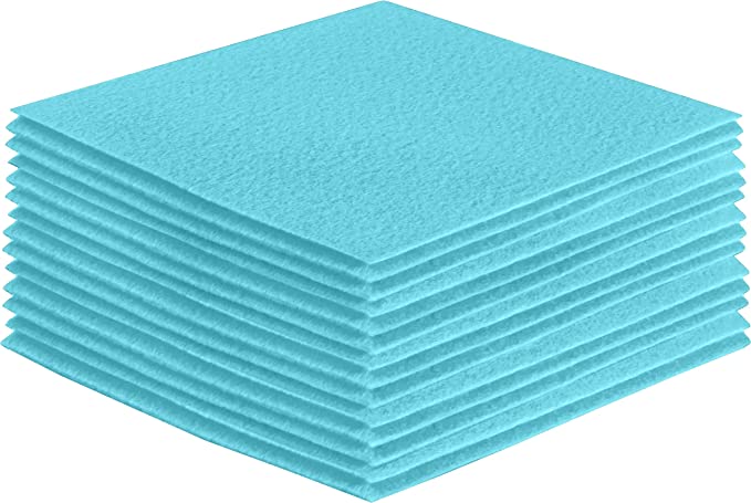 FabricLA Acrylic Felt Craft Sheet Packs – Baby Blue | Soft 100% Acrylic Felt Sheets for DIY & Crafts - Prismatic Fiber Arts